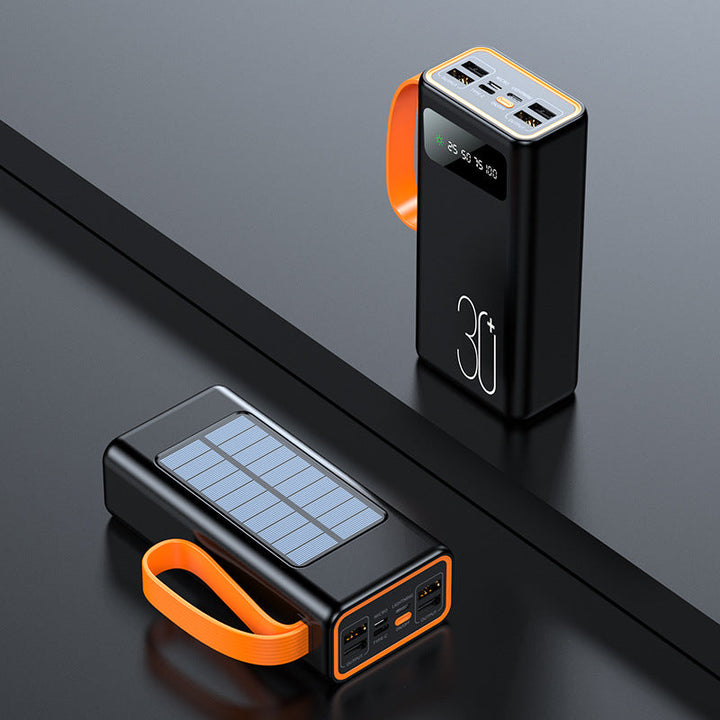 High-Capacity Solar Power Bank For Outdoor Camping And Travel